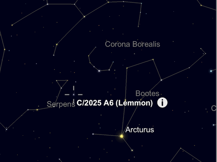 Commentary: Comet Lemmon visible in the Gorge
